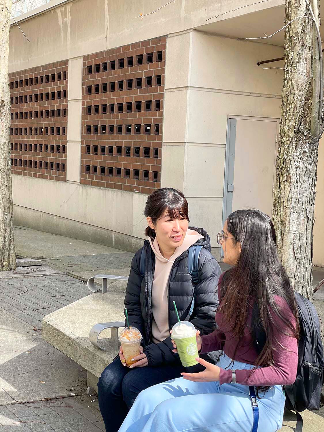 Saori with a friend