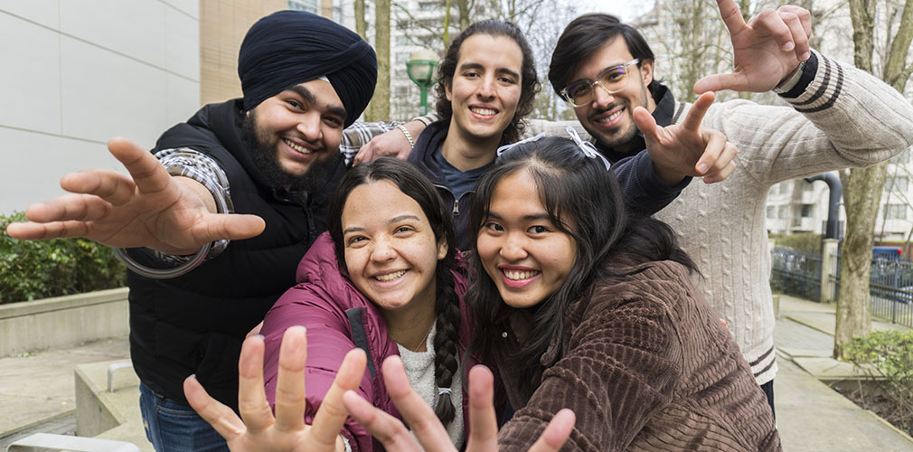 group photo of students at alexander college