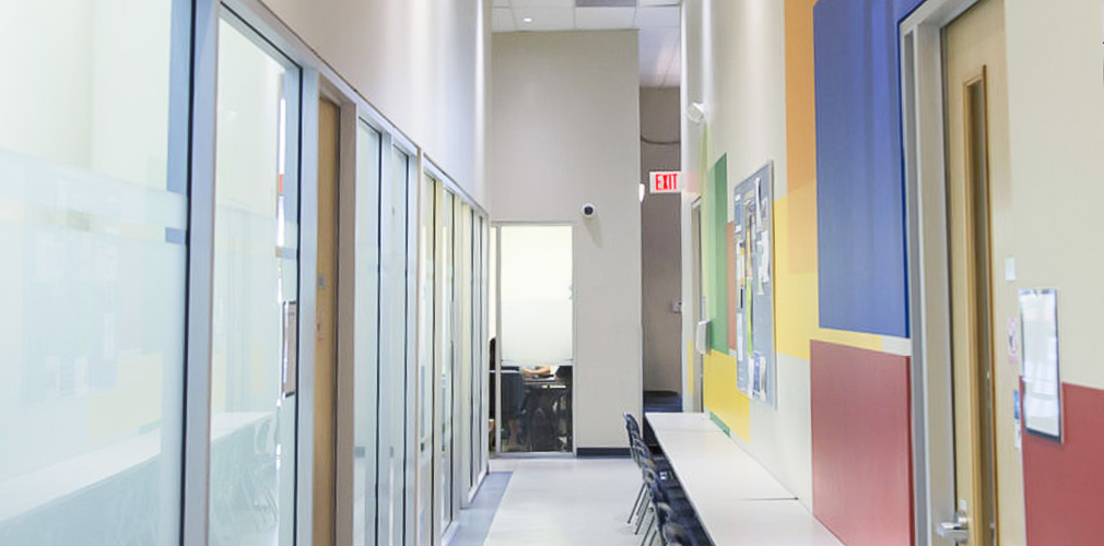 A picture of the hallway