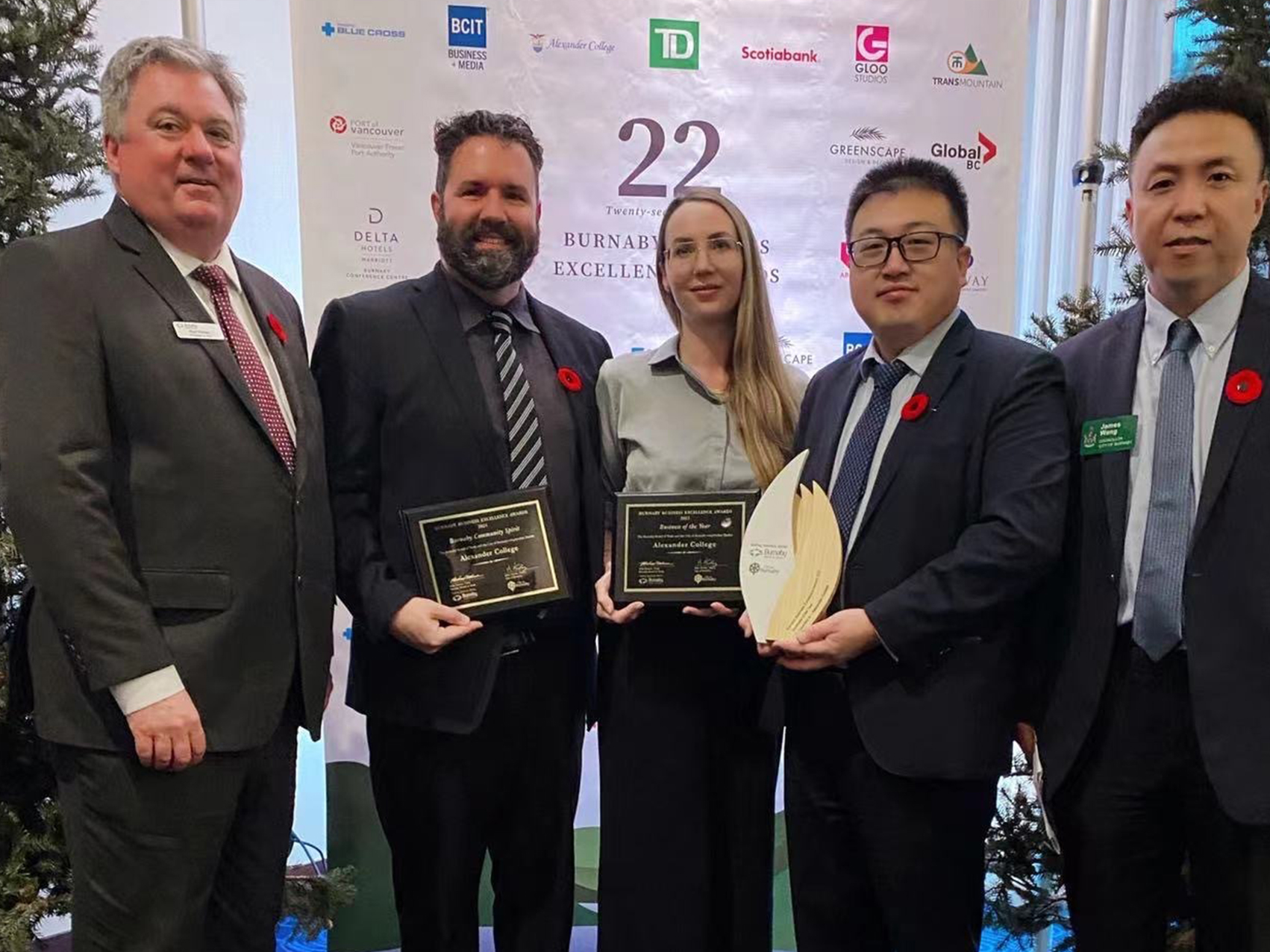 Burnaby Winner of the Year award