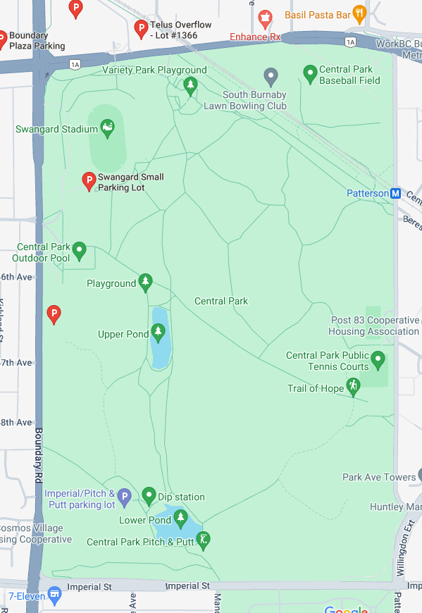 map of Central Park