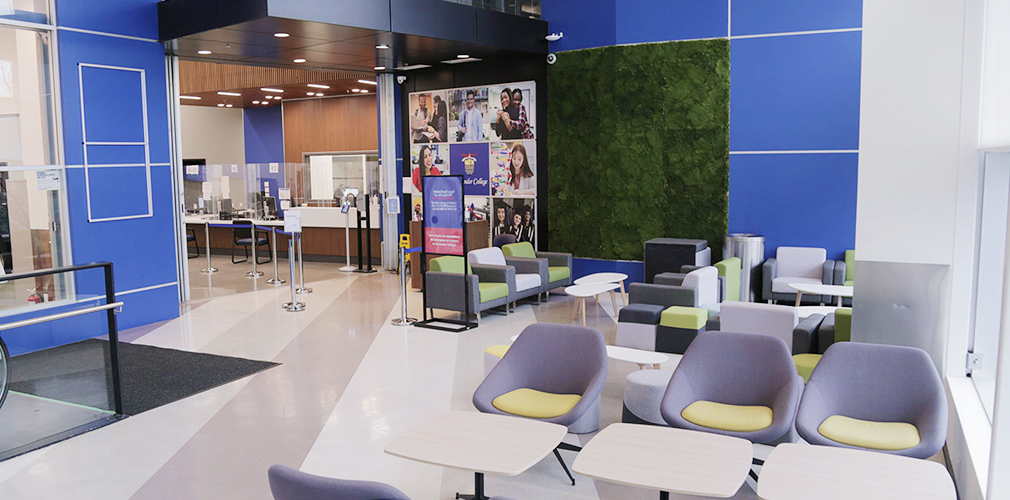 A picture of the lobby area