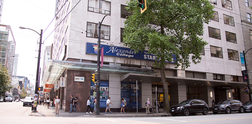 Exterior shot of the campus