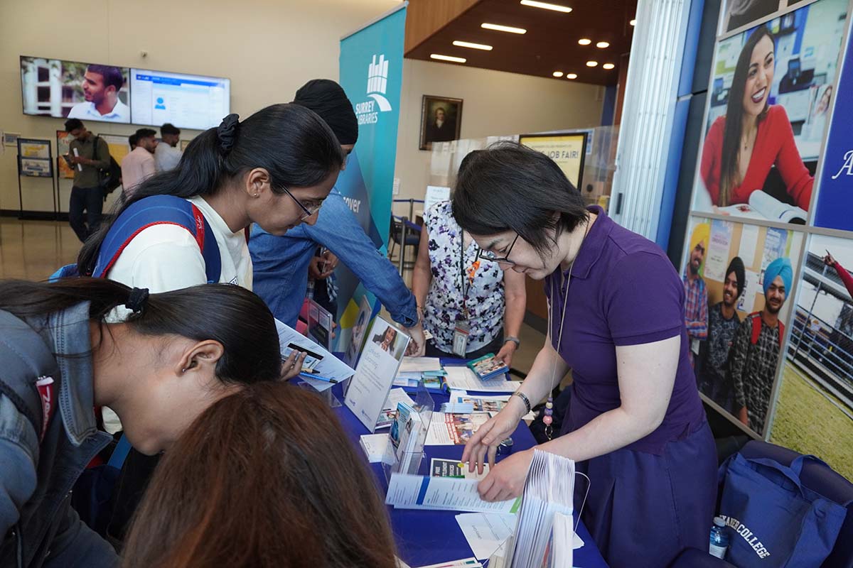 Surry Libraries booth