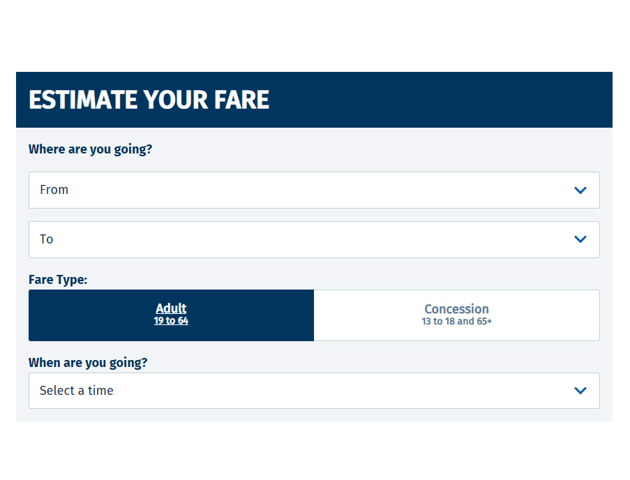 TransLink Fare Calculator