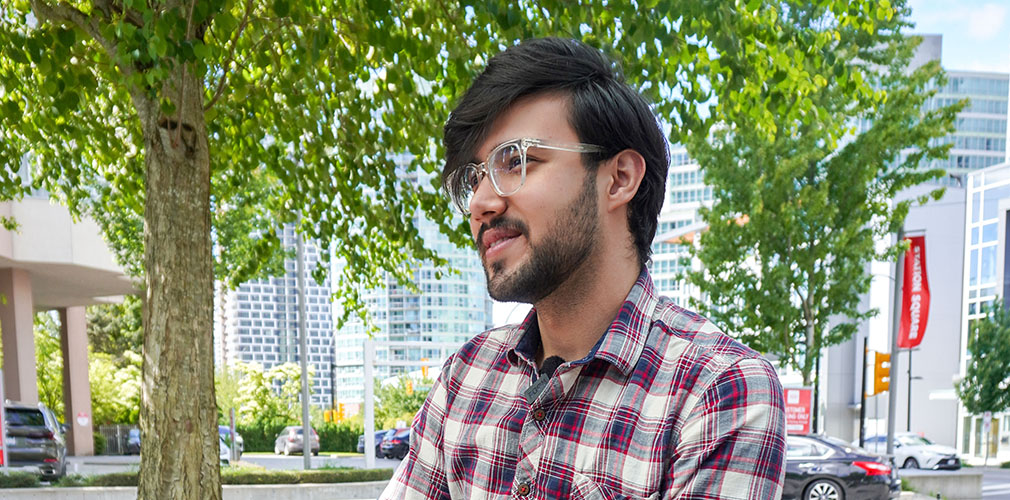 Vanshik outside